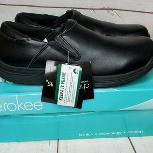 Cherokee Inspired Comfort Jackson Black Leather Upper Footwear Size 11.5
